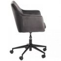 ACTONA Fotel krzesło biurowe NUTRI ciemnoszare