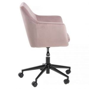 ACTONA Fotel krzesło biurowe NUTRI 91x58 pudrowy