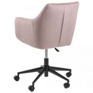 ACTONA Fotel krzesło biurowe NUTRI 91x58 pudrowy
