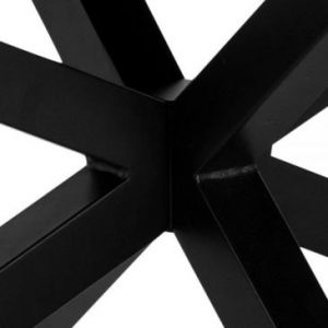 ACTONA Stół prostokątny ceramiczny blat MIRIAM 130x70 czarny