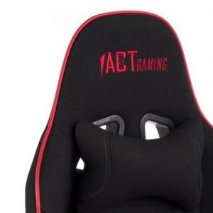ACTONA Fotel gamingowy VISTA czarny + czerwony