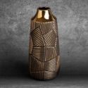 Nowoczesny wazon dekoracyjny ceramiczny EMMI 13X13X30 złoty