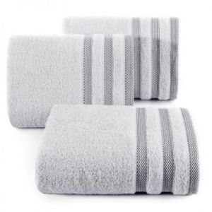 Ręcznik frotte puszysty RIKI 30X50 srebrny