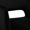 ACTONA Krzesło do jadalni z podłokietnikiem 79X56X59 czarne