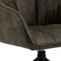 ACTONA Krzesło do jadalni z podłokietnikiem 84X59X54 oliwkowe