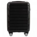 Wings Mała walizka podróżna z polipropylenu 43 l czarna