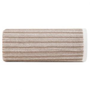 Ręcznik bawełniany z ozdobną bordiurą SEVILLE 50X90 kremowy beżowy