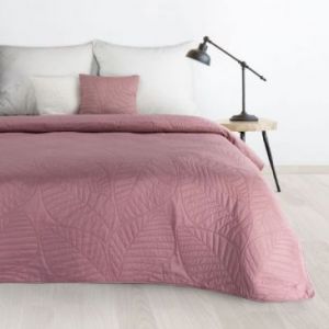 Narzuta na łóżko pikowana 170X210 BONI6 różowa