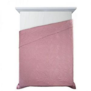 Narzuta na łóżko pikowana 170X210 BONI6 różowa