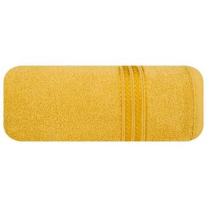 Ręcznik bawełniany frotte LORI 50X90 musztardowy