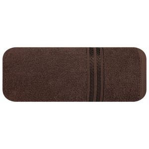 Ręcznik bawełniany frotte LORI 30X50 brązowy
