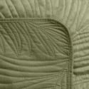 Narzuta na łóżko welwetowa pikowana LUIZ4 220X240 j. zielona