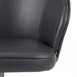 ACTONA Fotel krzesło biurowe SOREN 80x63 czarny