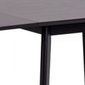 ACTONA Stół prostokątny składany WAX 76x120x80 czarny