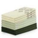 AmeliaHome Zestaw ręczników ścierek kuchennych LETTY2 9 sztuk 50X70 zielone