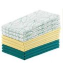 AmeliaHome Zestaw ręczników ścierek kuchennych LETTY 9 sztuk 50X70 turkusowe + żółte