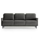 HOMEDE Sofa rozkładana 3-osobowa LAPI 92x97x212 grafitowa