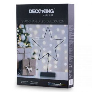 DecoKing Dekoracja LED Gwiazda 27,5x38,5 20 diod