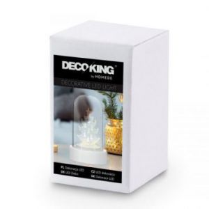 DecoKing Dekoracja świąteczna LED Choinka 5,5x9