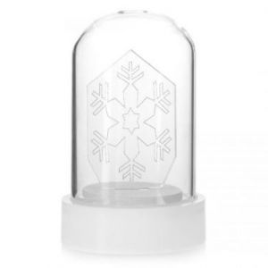 DecoKing Dekoracja świąteczna LED Śnieżynka 5,5x9