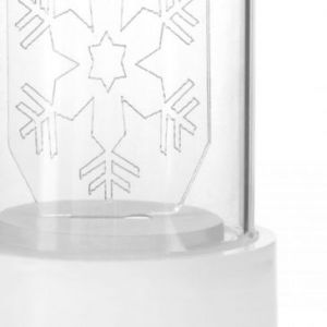 DecoKing Dekoracja świąteczna LED Śnieżynka 5,5x9