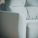 HOMEDE Sofa 3 osobowa rozkładana CANTO 92x97x234 jasnoszara