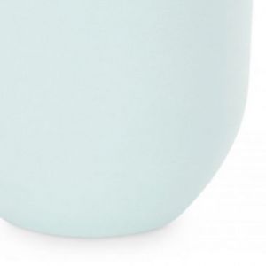 AmeliaHome Świecznik ceramiczny SHIRE 10X9,8 błękitny