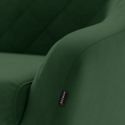 HOMEDE Sofa trzyosobowa na nóżkach CORANTI 86x85x188 butelkowa zieleń