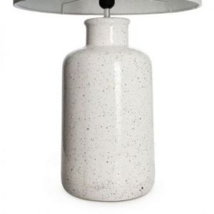 Lampa dekoracyjna ceramczna RUBI 43X43X70 kremowa