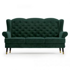 HOMEDE Sofa tapicerowana welurowa DOLO 103x94x187...