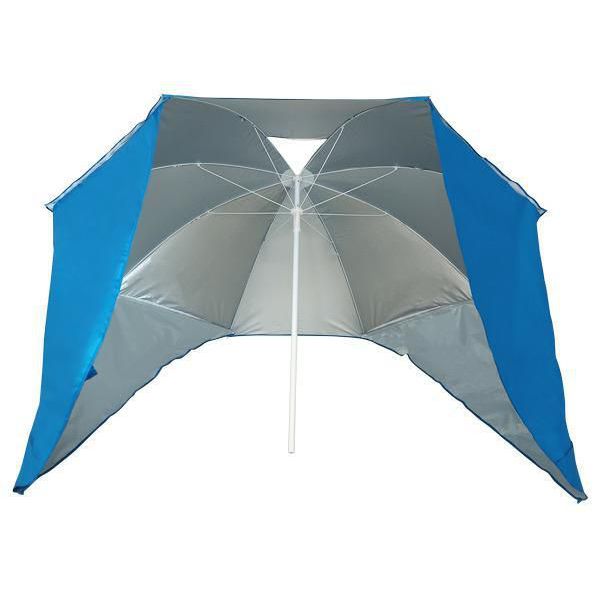 Parasol plażowy namiot ogrodowy parawan TOLEDO śr. 180cm niebieski