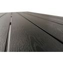 Stół ogrodowy metal prostokąt ALLEN 150x90x74 cm czarna / czarny