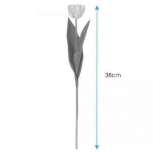 AmeliaHome Sztuczny kwiat tulipan TULIPI liliowy