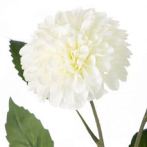 AmeliaHome Sztuczny kwiat piwonia PIWONI biały