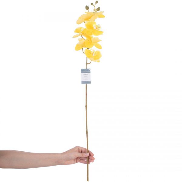 AmeliaHome Sztuczny kwiat FALENI żółty