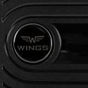 Wings Zestaw 3 walizek z polipropylenu L,M,S czarne