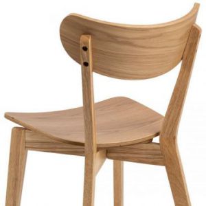 ACTONA Krzesło do jadalni drewniane WAX 79X45X55 naturalne