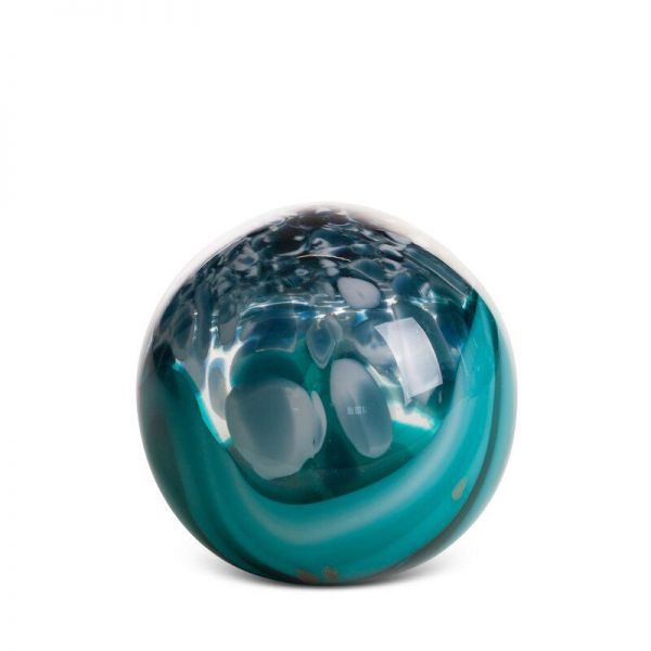 Kula dekoracyjna ceramiczna EMILI 10X10X10 turkusowa