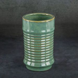 Wazon z glinki ceramicznej SAMI 12X12X20 zielony