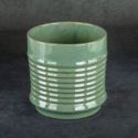 Donica ceramiczna SAMI 17X17X17 zielona x2