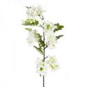 Kwiat sztuczny wisteria NATU biały x6