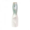 Oryginalny wazon ceramiczny LIANA 14X13X47 miętowy