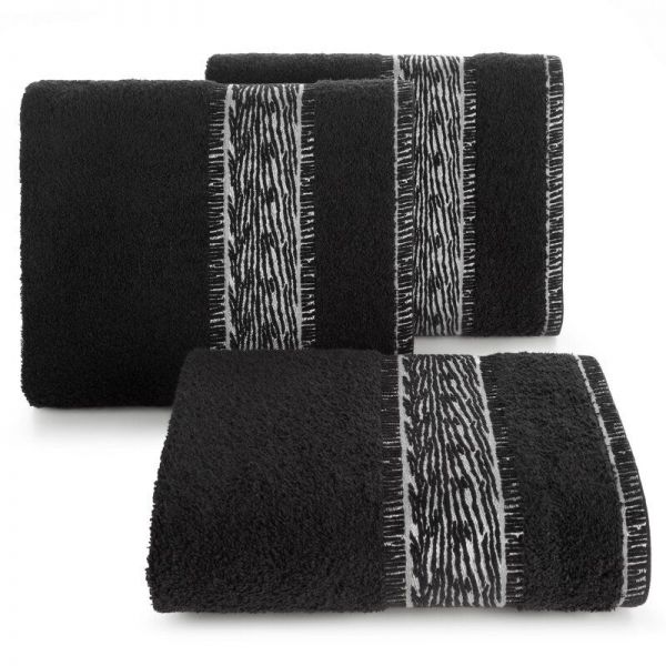 Ręcznik bawełniany NIKOLA 70X140 czarny