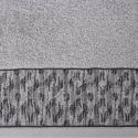 Ręcznik bawełniany z błyszczącą nicią KIARA 50X90 stalowy