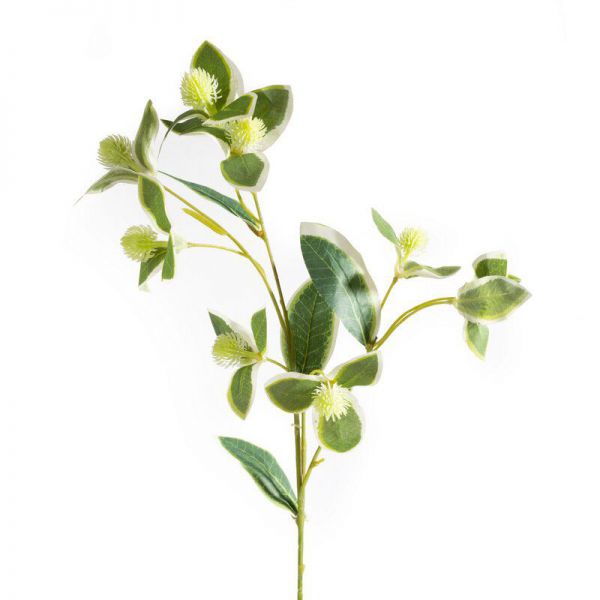 Sztuczny kwiat dekoracyjny trzmielina NATU zielony x6