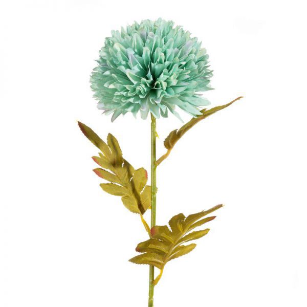 Sztuczny kwiat chryzantemy NATU miętowy x6