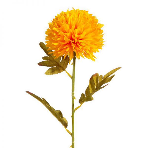 Sztuczny kwiat chryzantemy NATU pomarańczowy  x6