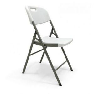 Krzesło składane PARTY 45x57x83 cm białe