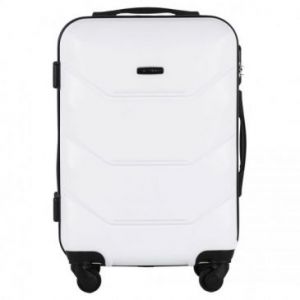 Wings Mała walizka kabinowa S z ABS biała