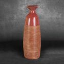Nowoczesny wazon ceramiczny ELDA 18X17X51 jasnobrązowy